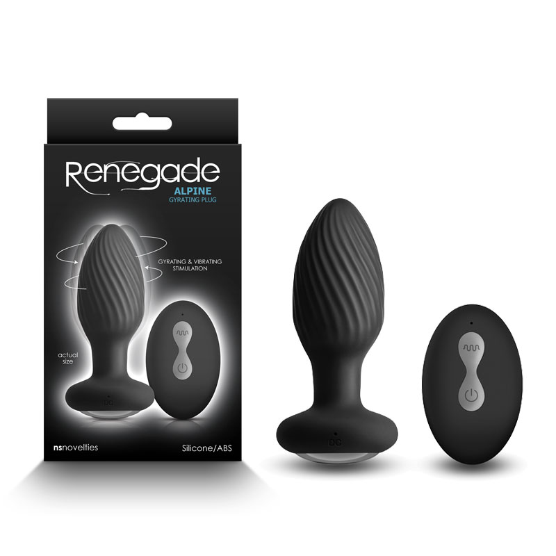 Renegade Alpine Vibrating Butt Plug with Remote